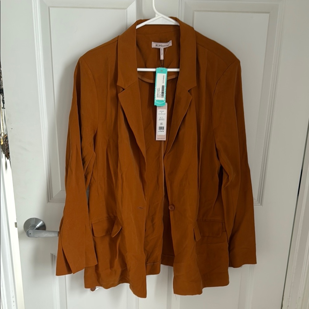 BCBG Women's Burnt Orange Blazer